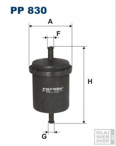 Filtron üzemanyagszűrő PP830