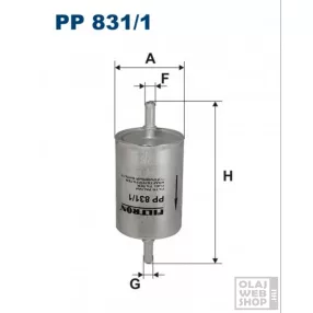 Filtron üzemanyagszűrő PP831/1