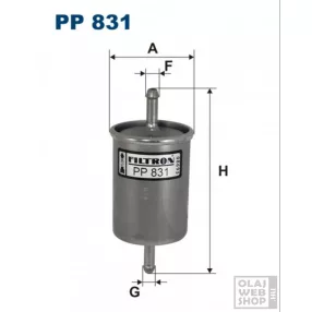 Filtron üzemanyagszűrő PP831