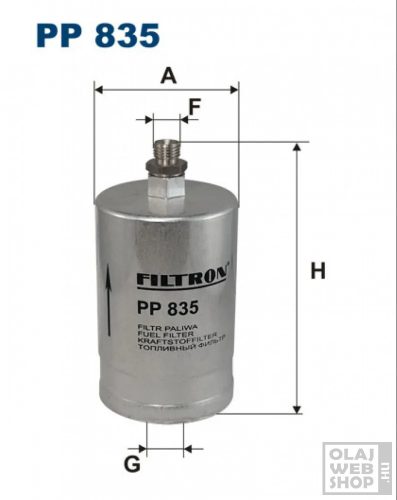 Filtron üzemanyagszűrő PP835