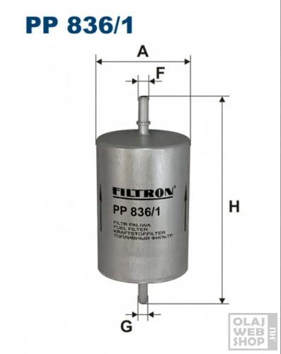 Filtron üzemanyagszűrő PP836/1