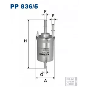 Filtron üzemanyagszűrő PP836/5