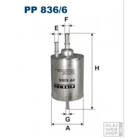 Filtron üzemanyagszűrő PP836/6