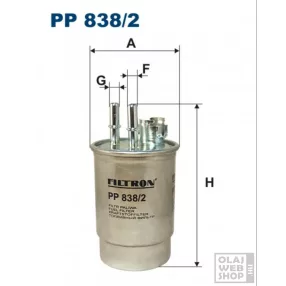 Filtron üzemanyagszűrő PP838/2