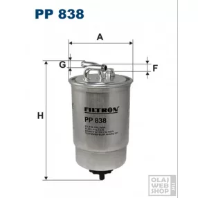 Filtron üzemanyagszűrő PP838
