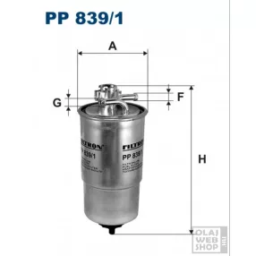 Filtron üzemanyagszűrő PP839/1