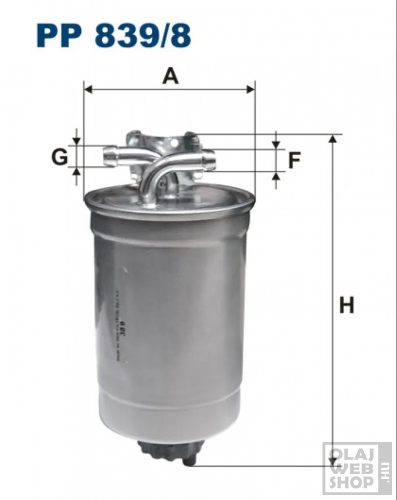 Filtron üzemanyagszűrő PP839/8