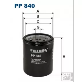 Filtron üzemanyagszűrő PP840