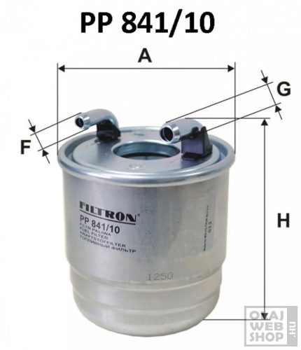 Filtron üzemanyagszűrő PP841/10