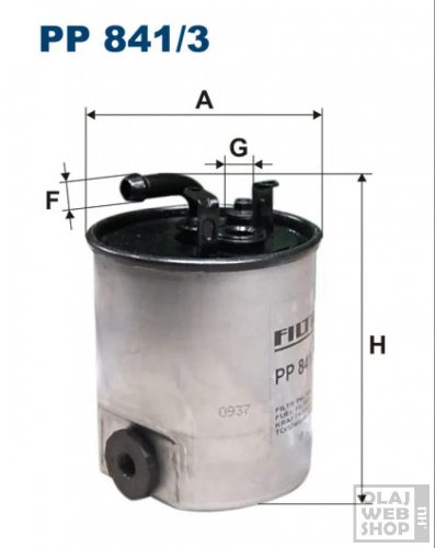 Filtron üzemanyagszűrő PP841/3