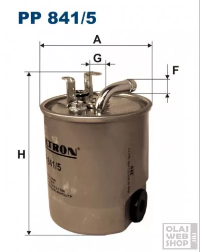 Filtron üzemanyagszűrő PP841/5