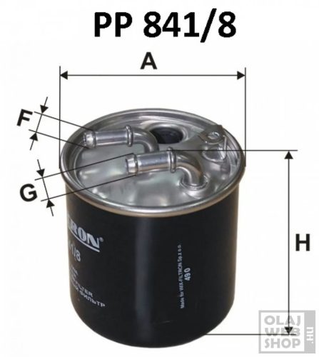 Filtron üzemanyagszűrő PP841/8