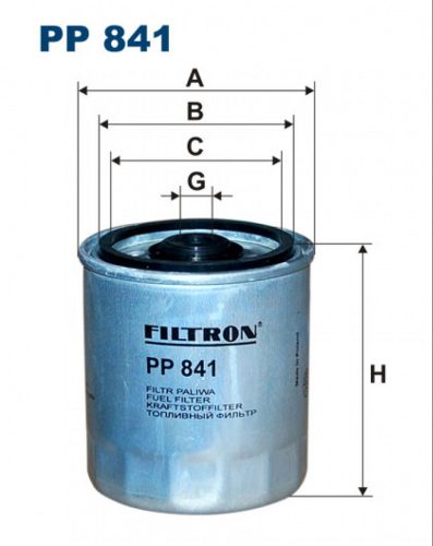 Filtron üzemanyagszűrő PP841