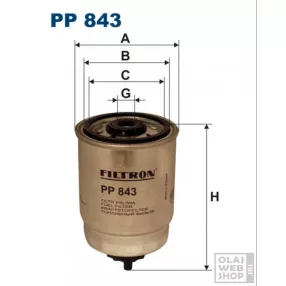 Filtron üzemanyagszűrő PP843