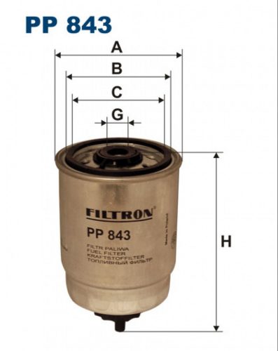 Filtron üzemanyagszűrő PP843
