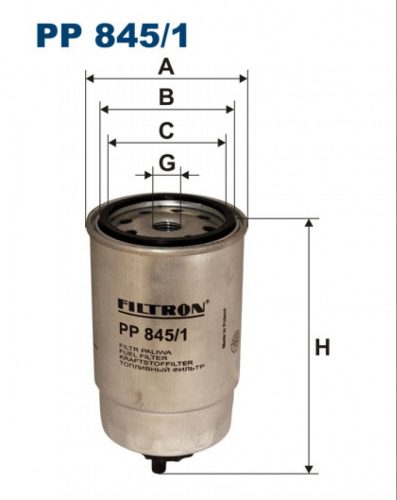 Filtron üzemanyagszűrő PP845/1