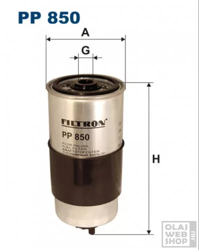 Filtron üzemanyagszűrő PP850