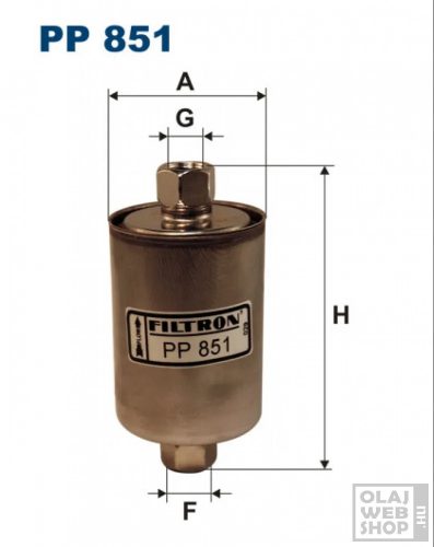 Filtron üzemanyagszűrő PP851