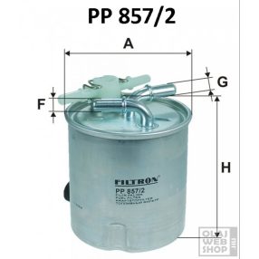 Filtron üzemanyagszűrő PP857/2
