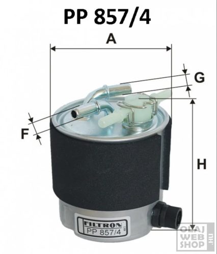 Filtron üzemanyagszűrő PP857/4