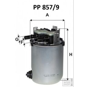 Filtron üzemanyagszűrő PP857/9
