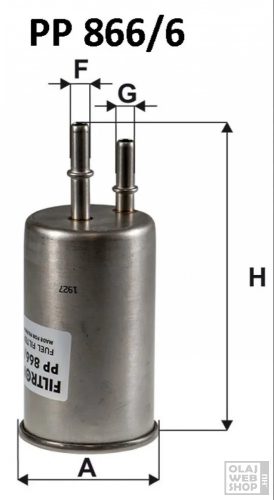 Filtron üzemanyagszűrő PP866/6