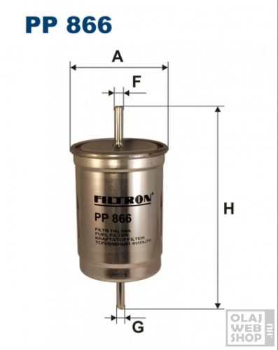 Filtron üzemanyagszűrő PP866