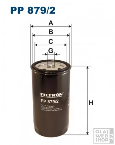 Filtron üzemanyagszűrő PP879/2