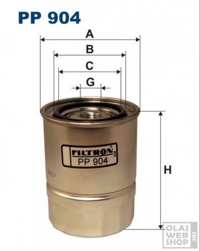 Filtron üzemanyagszűrő PP904