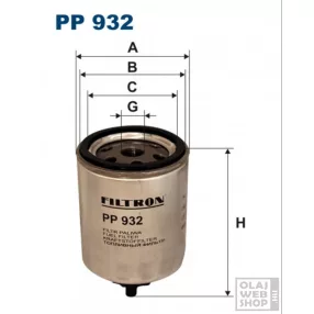 Filtron üzemanyagszűrő PP932