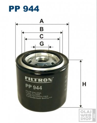 Filtron üzemanyagszűrő PP944