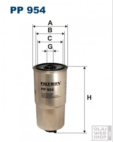 Filtron üzemanyagszűrő PP954