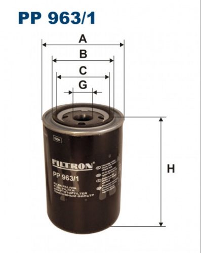 Filtron üzemanyagszűrő PP963/1