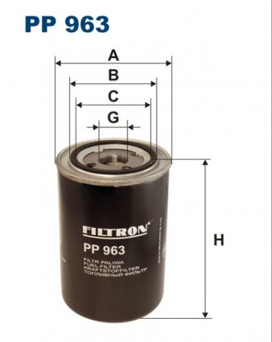 Filtron üzemanyagszűrő PP963