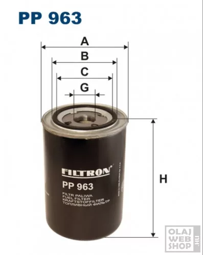 Filtron üzemanyagszűrő PP963