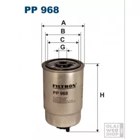 Filtron üzemanyagszűrő PP968