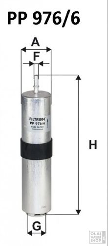 Filtron üzemanyagszűrő PP976/6