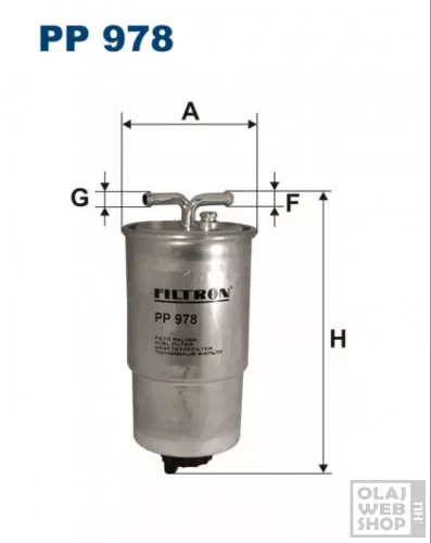Filtron üzemanyagszűrő PP978