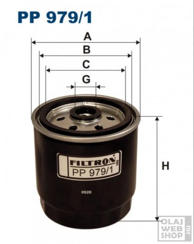 Filtron üzemanyagszűrő PP979/1