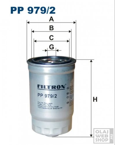 Filtron üzemanyagszűrő PP979/2