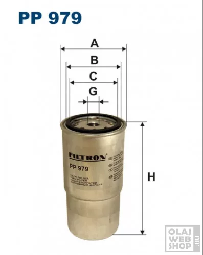 Filtron üzemanyagszűrő PP979