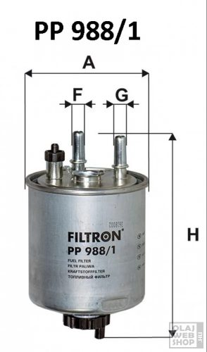 Filtron üzemanyagszűrő PP988/1