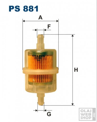Filtron üzemanyagszűrő PS881