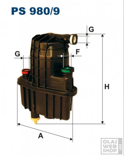 Filtron üzemanyagszűrő PS980/9