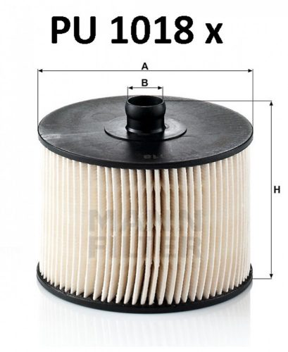 Mann-Filter üzemanyagszűrő PU1018X