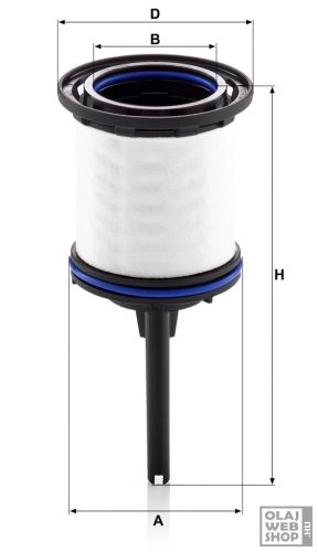 Mann-Filter üzemanyagszűrő PU7008ZKIT