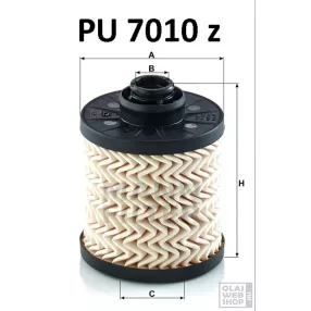Mann-Filter üzemanyagszűrő PU7010Z