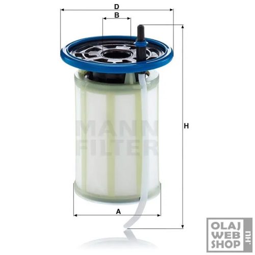 Mann-Filter üzemanyagszűrő PU7019