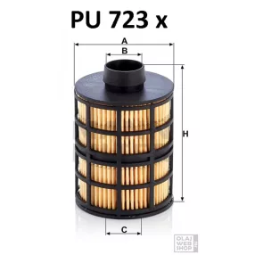 Mann-Filter üzemanyagszűrő PU723X
