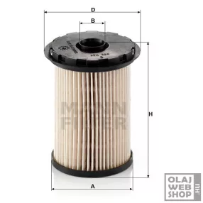 Mann-Filter üzemanyagszűrő PU731X